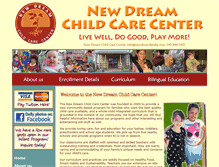 Tablet Screenshot of newdreamfamily.com